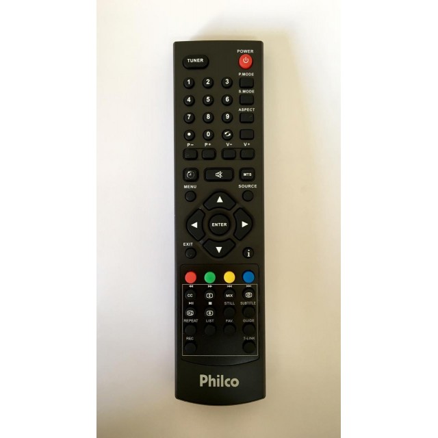 CONTROLE REMOTO PHILCO PH32D PH32M PH24M CONTROLE REMOTO PHILCO www.soplacas.tv.br